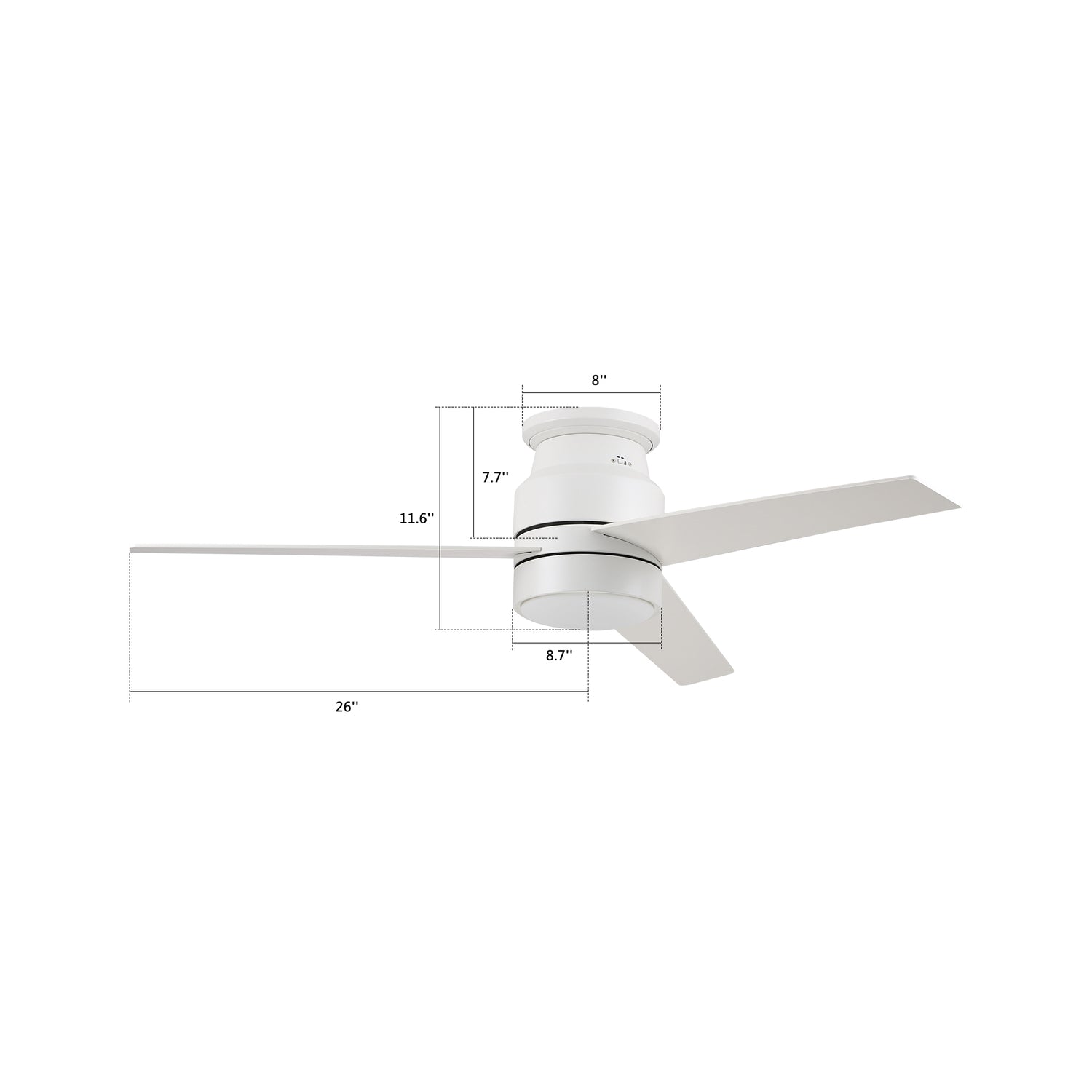 Smafan Ranger Smart Ceiling Fan blends elegantly into its surroundings while providing a cooling effect and strong airflow that large indoor living spaces need. Ranger’s energy-efficient LED light kit has 3000 lumens and lasts over 50000+ hours and its warm soft white light creates an inviting space. Ranger’s energy-efficient and completely silent motor provides a comfortable environment for any indoor spaces. 